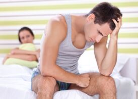 The reasons for allocation in men when excited